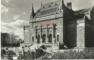 Turku Turun Taidemuseo - paikkakuntapostikortti, postikortti kulkenut 1962
