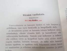 Wirsien vaelluksia -eripainos juhlajulkaisusta -hymns, offprint