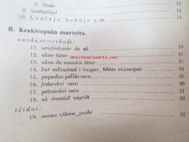 Näytteitä vepsän murteista