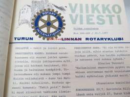 Viikkoviesti - Turun Linnan Rotaryklubi - 1967-68 5. ja 6. vuosikerta yhteissidoksena