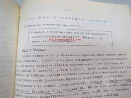 Viikkoviesti - Turun Linnan Rotaryklubi - 1967-68 5. ja 6. vuosikerta yhteissidoksena