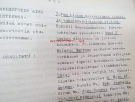 Viikkoviesti - Turun Linnan Rotaryklubi - 1967-68 5. ja 6. vuosikerta yhteissidoksena