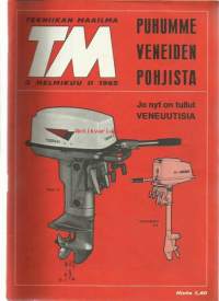 Tekniikan maailma 1965 nr 3 / Katso sisällysluettelo kuvasta,     Avaruusajan aineet, Koeajossa Trabant 601, Kun vene on vanha ja suuri, Puhelinkaapeli -