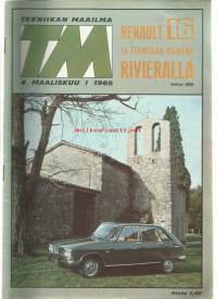 Tekniikan maailma 1965 nr 4 / Katso sisällysluettelo kuvasta,  Näillä laho loitommaksi, Sisustamme lenkkerin, Volkswagen 1500 S koeajossa, Helsingin