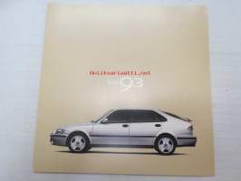 Saab 93 -myyntiesite / brochure