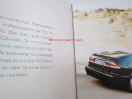 Saab 93 -myyntiesite / brochure