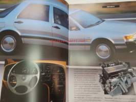 Saab 9000i 16 1986 -myyntiesite / brochure