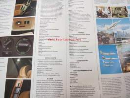 Saab 9000i 16 1986 -myyntiesite / brochure