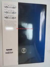Saab 9000i 16 1986 -myyntiesite / brochure