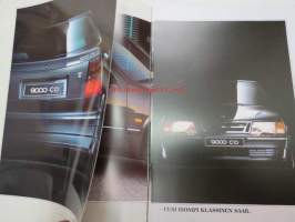 Saab 9000 CD 1988 -myyntiesite / brochure