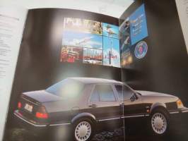 Saab 9000 CD 1988 -myyntiesite / brochure