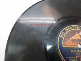 His Masters Voice A.L.938 John Homan - Hei! Hei!, polkka / Suvi, valssi -savikiekkoäänilevy, 78 rpm record