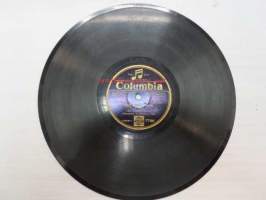 Columbia 7790 Leo Kauppi - Meren aallot / Oi, tyttö tule -savikiekkoäänilevy, 78 rpm record