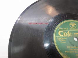 Columbia 3032-F Leo Kauppi - Maailman Matti / Rivakka Polkka -savikiekkoäänilevy, 78 rpm record