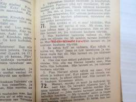 Pyhäkoulun laulukirja - kokoelma lauluja ja virsiä pyhäkoululle ja kodille -book of songs and hymns for children´s sunday school