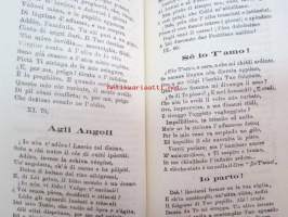 Nugae (Napoli, 1889) - &quot;All signor Prof. Dr. Kaarle Krohn - Il Dono e personale...&quot;) -tekijän henkilökohtaisella omisteella prof. Kaarle Krohnille, italialaisia