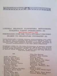 Suomen metsänhoitajat - Finlands forstmästare 1931-1945 Matrikkeli