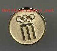 Ateena  Olympia   - kullattu pinssi rintamerkki