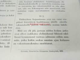Suomen Sahanomistajain Paloapuyhdistyksen säännöt 1926