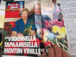 UM Uusi Maailma 1977 nr 22, ilmestynyt 9.11.1977, sis. mm. seur. artikkelit / kuvat / mainokset; Kansikuva Kate O´Mara, Aateluus ei velvoita mihinkään - ainakaan