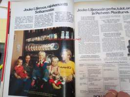 UM Uusi Maailma 1977 nr 22, ilmestynyt 9.11.1977, sis. mm. seur. artikkelit / kuvat / mainokset; Kansikuva Kate O´Mara, Aateluus ei velvoita mihinkään - ainakaan