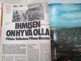 UM Uusi Maailma 1977 nr 22, ilmestynyt 9.11.1977, sis. mm. seur. artikkelit / kuvat / mainokset; Kansikuva Kate O´Mara, Aateluus ei velvoita mihinkään - ainakaan