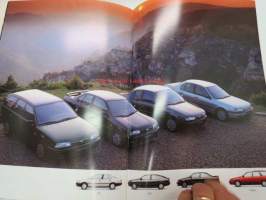 Nissan Primera 1994 -myyntiesite / brochure