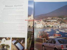 Nissan Primera 1995 -myyntiesite / brochure