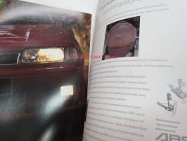 Nissan Primera 1995 -myyntiesite / brochure