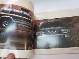 Nissan Patrol GR -myyntiesite / brochure