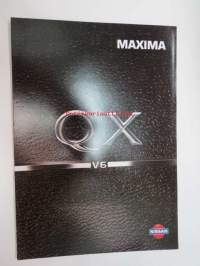 Nissan Maxima QX 1995 -myyntiesite / brochure