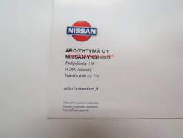 Nissan Terrano II 1998 -myyntiesite / brochure