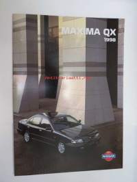 Nissan Maxima QX 1998 -myyntiesite / brochure