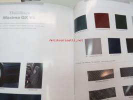 Nissan Maxima QX 1998 -myyntiesite / brochure