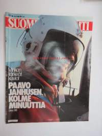 Suomen Kuvalehti 1980 nr 37, sis. mm. seur. artikkelit / kuvat / mainokset; Kansikuva sotilaslentäjä majuri Paavo Janhunen, Tervetuloa keskiasteelle,