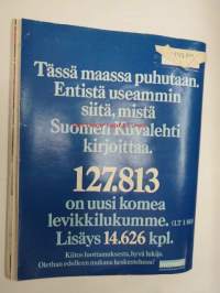 Suomen Kuvalehti 1980 nr 37, sis. mm. seur. artikkelit / kuvat / mainokset; Kansikuva sotilaslentäjä majuri Paavo Janhunen, Tervetuloa keskiasteelle,