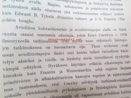 Mordvalaisten, tseremissien ja votjakkien kosinta- ja häätavoista - vertaileva tutkimus yhteissidoksessa -wedding ceremonies, ex Ilmar Talve library