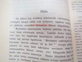 Mordvalaisten, tseremissien ja votjakkien kosinta- ja häätavoista - vertaileva tutkimus yhteissidoksessa -wedding ceremonies, ex Ilmar Talve library