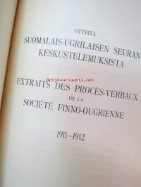 Mordvalaisten, tseremissien ja votjakkien kosinta- ja häätavoista - vertaileva tutkimus yhteissidoksessa -wedding ceremonies, ex Ilmar Talve library