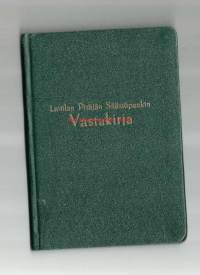 Laitilan Pitäjän Säästöpankin Vastakirja 1932 -   pankkikirja