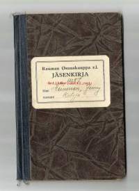 Rauman  Osuuskauppa Osuuskirja  Rauma  1939 - 1944