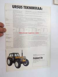 Ursus 1200-sarja -myyntiesite / tractor brochure