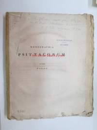 Monographia Psittacorum - Eine Monographie der Papagaien... 1832 -papukaijojen luettelo / catalog of parrots