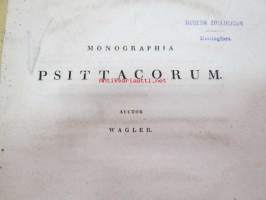 Monographia Psittacorum - Eine Monographie der Papagaien... 1832 -papukaijojen luettelo / catalog of parrots
