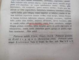 Monographia Psittacorum - Eine Monographie der Papagaien... 1832 -papukaijojen luettelo / catalog of parrots