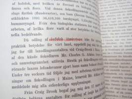 Fiskevården och Fiskodlingen i Nord Amerika. -kalastuksenhoito ja kalanviljely Pohjois-Amerikassa - fishing and fisf farming in North America