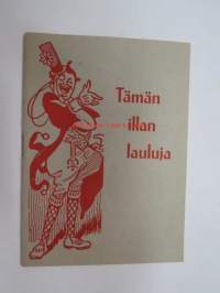 Tämän illan lauluja -song book