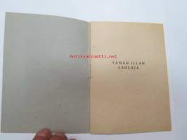 Tämän illan lauluja -song book