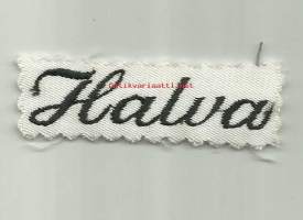 Halva -   hihamerkki 2,5 x 6 cm
