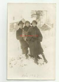 PaArmas, Impi ja Vieno 1927 - valokuva 9x13 cm